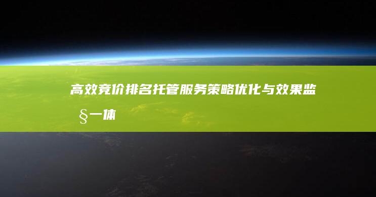 高效竞价排名托管服务：策略优化与效果监控一体化解决方案